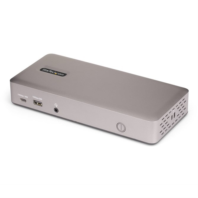 StarTech.com Triple-Monitor USB4 Docking Station 4K 60Hz HDMI or DisplayPort 100