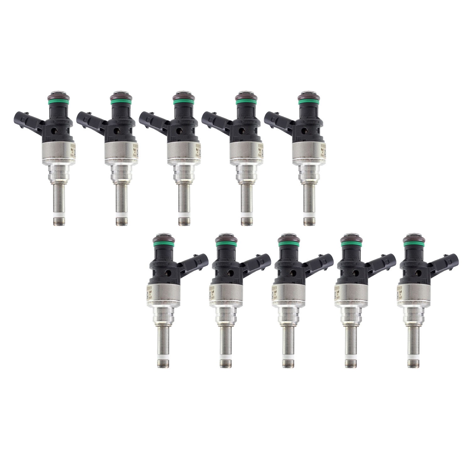 Audi R8 2011-2015 Fuel injectors Set of 10 P/N 079906036AD
