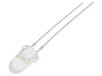2X OSW44P5201A Led Weiss 5Mm 60000-72000Mcd 8° Front: GewöLbt 2,9-3,4VDC Optosup