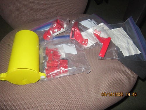 Nine LOTO Lockout-Tagout Devices, Please Read Listing, No Returns