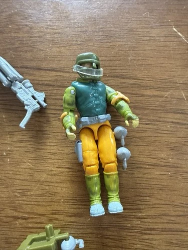 Vintage G.I. Joe Capt. Grid-Iron (V1) 1990 Action Figure 100% Complete Hasbro