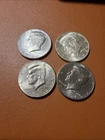 Lot Of 4 Kennedy Half Dollar 1964 1996, 2024,2024 Circulated Ungraded