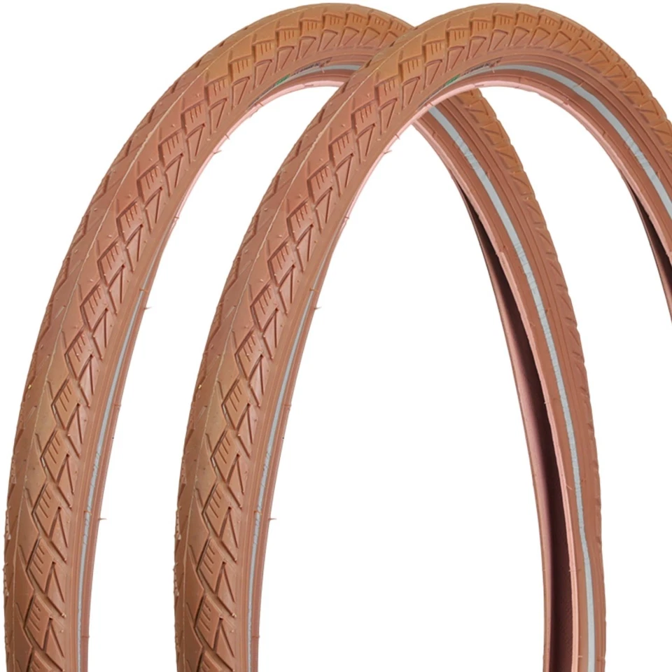 2x Set Fahrrad-Reifen Braun 28" 28 x 1,75 Zoll ETRTO 47-622 Fahrrad-Decke Mantel - Bild 3 von 4