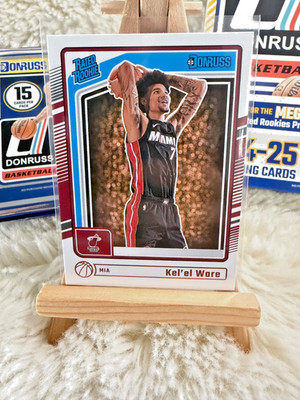 Panini Donruss 2024-25 NBA Rated Rookie RC No #221 Kel'el Ware Miami Heat