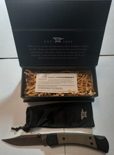 Buck 110 Hunter Sport Pro Lockback BU110GRS5 O. D. Micarta Handle Pocket Clip