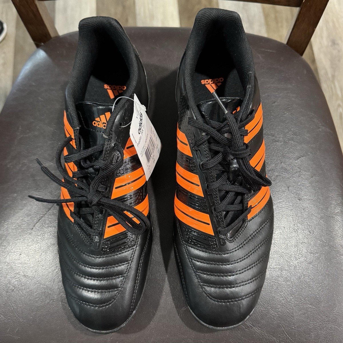 adidas Predator サッカーシューズ オレンジ・ブラック NWT! Adidas Predator Traxion Men's Sz 11 Football Soccer Shoes