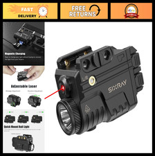 Rechargeable 600 Lumen Tactical Pistol Light Laser Combo, Red Beam  Strobe, Pic