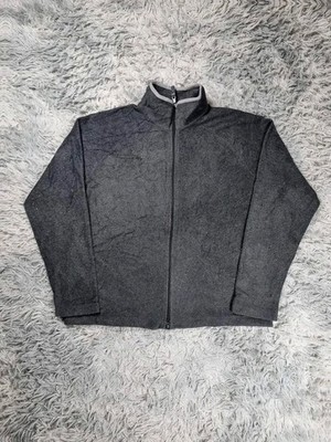 Vintage Gap Fleecejacke grau Reißverschluss Full Zip Made in Korea L/G 90s Y2K