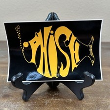 Vintage Phish Promotional Sticker Decal Black  Yellow By Dry Goods