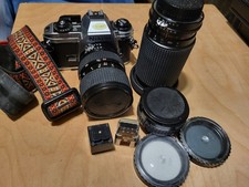 Nikon FG-20 Film Camera with Bag Bundle