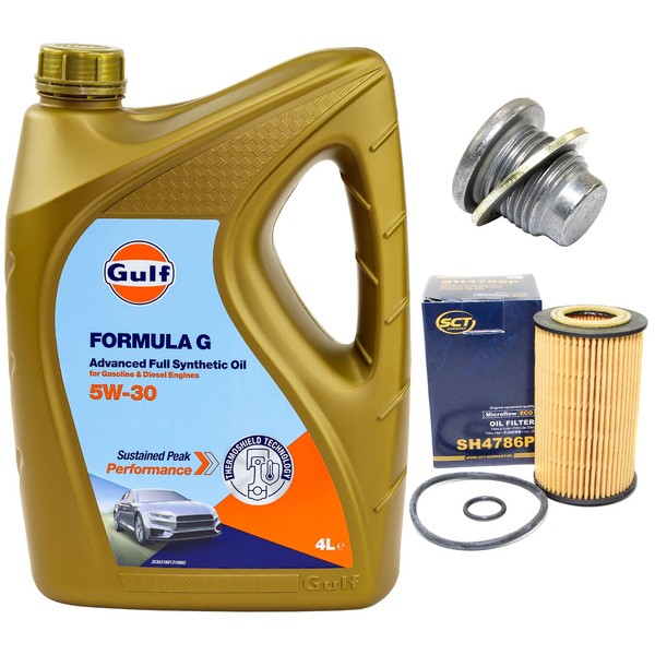 MotoröL Filter Set 5W-30 4 Liter + ÖLablassschraube FüR Renault Twingo I Clio II-image