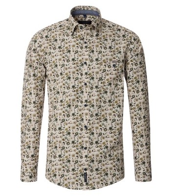 CASAMODA Geknöpftes Hemd Print Casual Fit