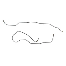 JEGS 636974 TH400 Transmission Cooler Line Set 67-69 Chevy Camaro Stainless Stee