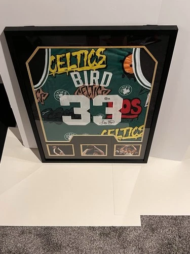 Larry Bird Boston Celtics Autographed Jersey Beckett 1985-86 NBA Season