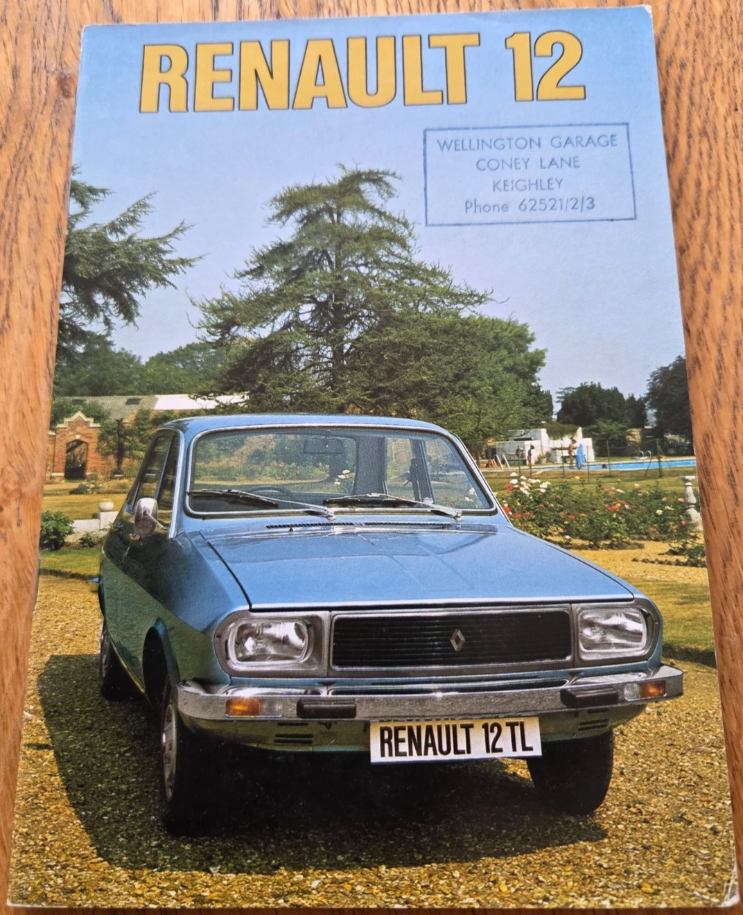 1975 / 1976 RENAULT 12 car brochure from UK. Catalogue / prospekt / literature - Picture 1 of 13
