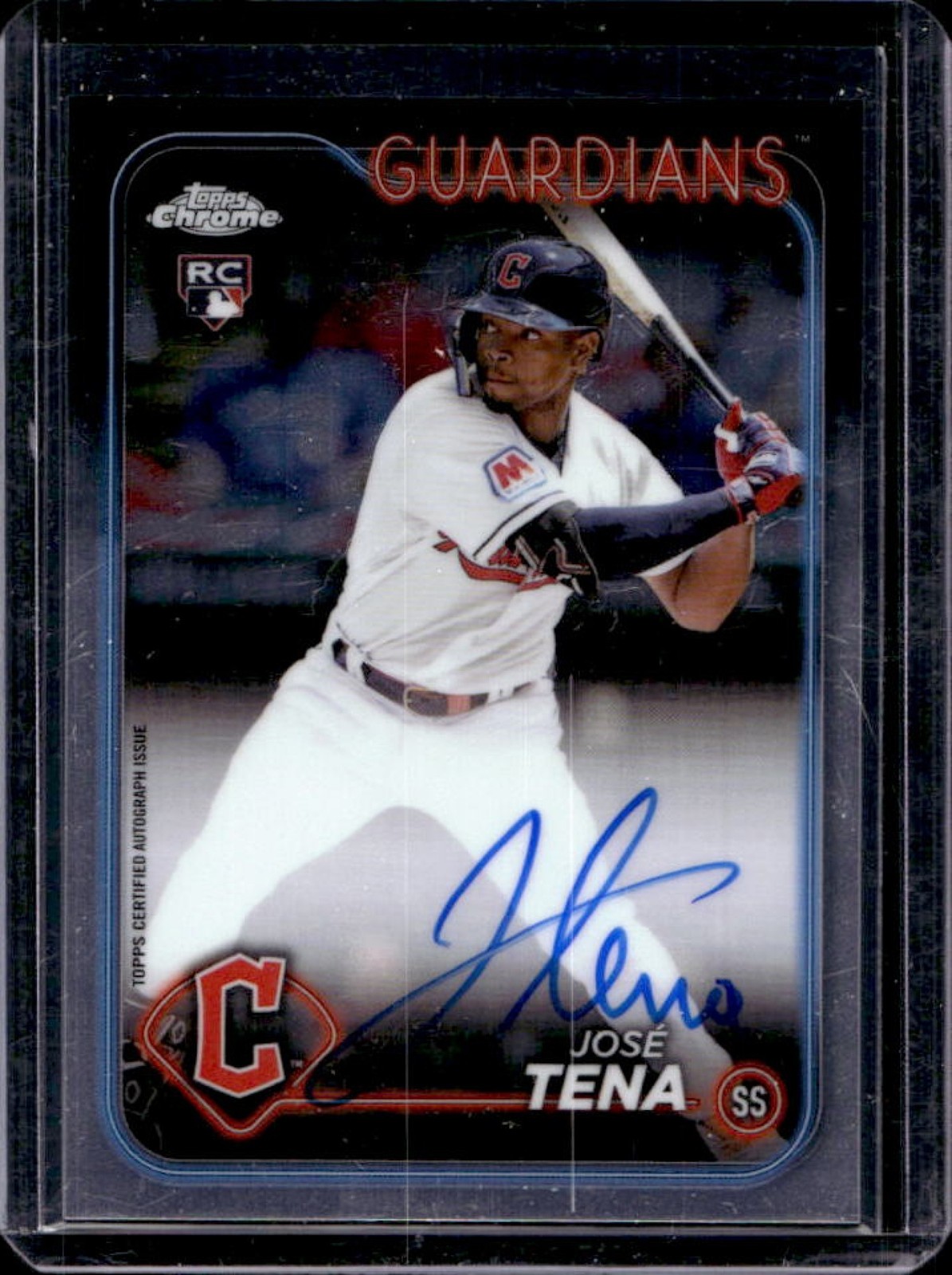 2024 Topps Chrome Jose Tena Rookie Auto RC #RA-JT Guardians