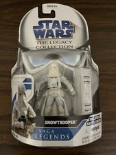 Star Wars Legacy Collection Saga Legends Snowtrooper 3.75 Figure NIB 2008