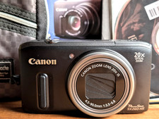 N MINT Canon PowerShot SX260 HS 12.1MP 20x zoom Digital Camera English ok Japan