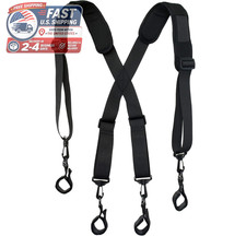 Adjustable Duty Belt Harness Suspenders Padded Tool Belt Heavy Duty Work