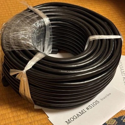 3−50 ft MOGAMI 3103 Speaker Cable Bulk — 2×12AWG (≈4.0 mm²) — Cut to Length —