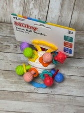 Nuby Twist Ball Teether Baby Activity Toy 3 Months And Up Brand New