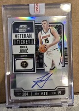 2023-24 Contenders Optic Nikola Jokic On Card Auto Veteran Ticket #VT-NKJ MVP