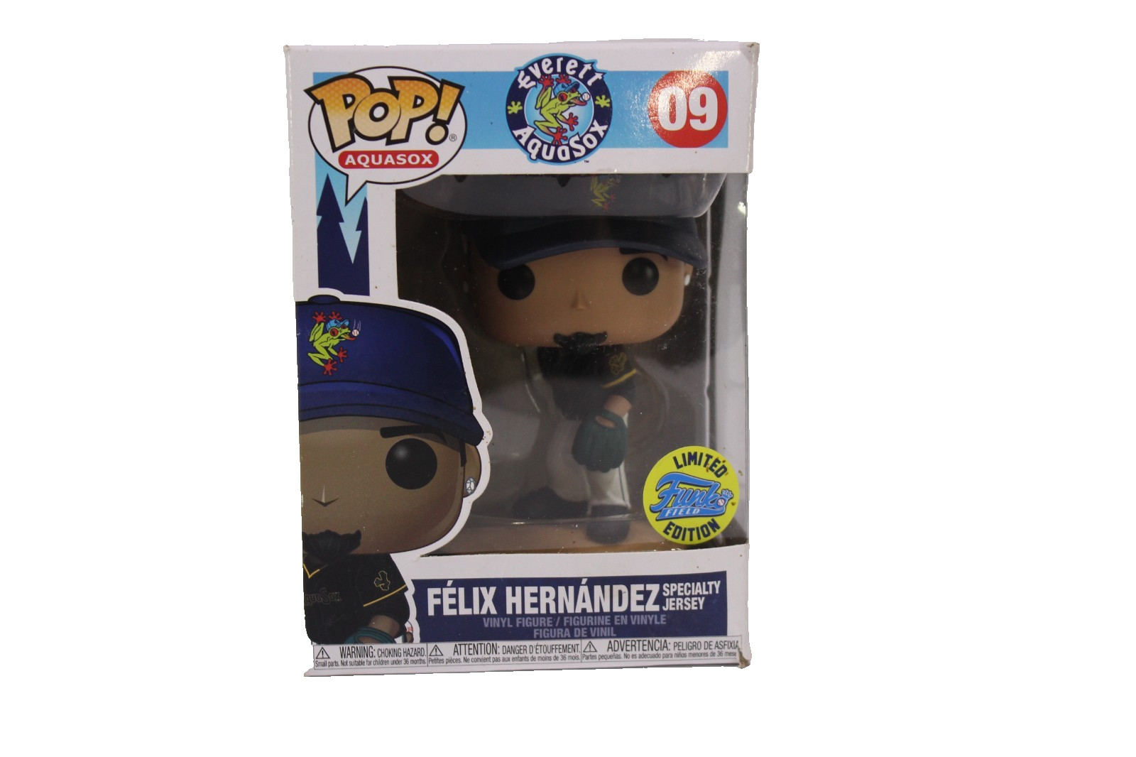 Nuevo Funko Pop! Figura Vinilo Everett Aquasox Felix 09 Hernández Seattle Mariners