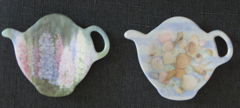 VINTAGE MELAMINE TEA BAG HOLDERS MADE IN ITALY