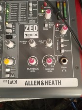 Allan And Heath Mixer Zed 10 Fx
