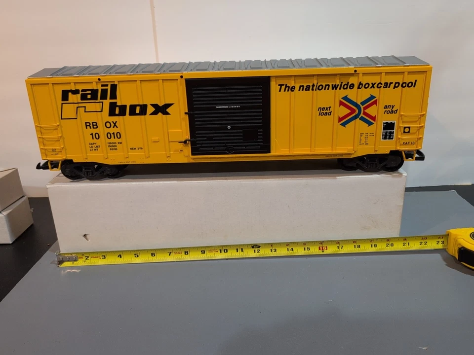 LGB RailBox RBOX 50’Modern Steel Boxcar 40930 New - Image 4 of 4