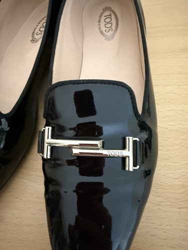 TOD'S Damen Loafer Ballerina Slipper Doppelt "T" Lackleder Gr. 38 - Bild 11 von 11