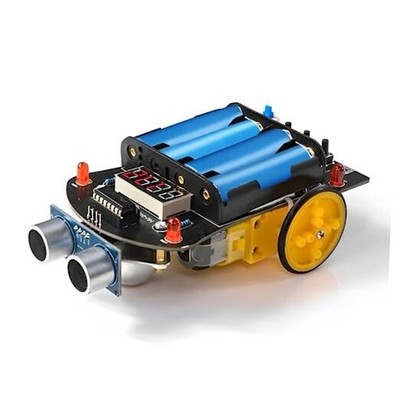 DIY Smart Car Soldering Practice Kit, Small Car Robot DIY Soldering Kits,