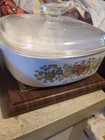 Vintage Corning Ware Spice of Life La Marjolaine A-2-B [2qt] w/ Pyrex Lid A9C — photo 3