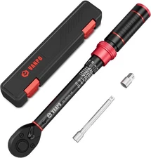 VANPO 1/4-inch Drive Click Torque Wrench, 20-240 in. lb/2.3-27.1 Nm, Inch Pound