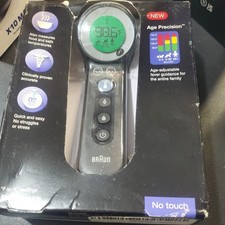 Braun No Touch 3 In 1 Thermometer Black BNT400 New In Box Sealed