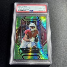 Rondale Moore 2021 Select Rookie Club Level Dragon Scale Rookie /89 PSA 10