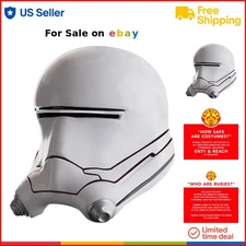Star Wars Villain Trooper Red Helmet Plastic Cosplay Accessory for Adults