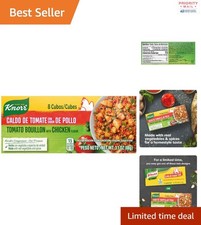 Tomato Chicken Bouillon Cubes - 8 Kosher Cubes for Flavorful Cooking