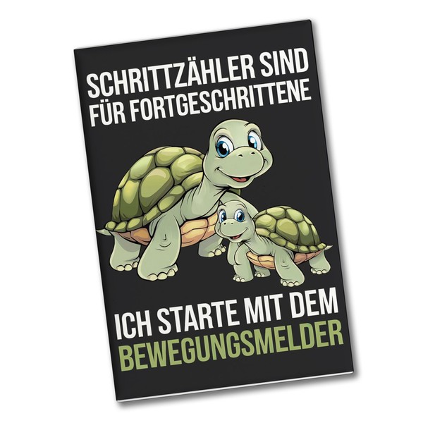 SchrittzäHler FüR Fortgeschrittene - SchildkröTe Souvenir Souvenir Magnet-image