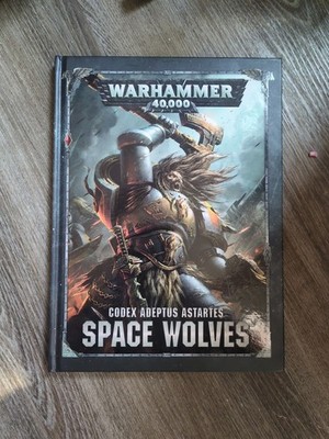 Warhammer 40k 8th Edition Codex Astartes Space Wolves Hardcover Book MINTY 