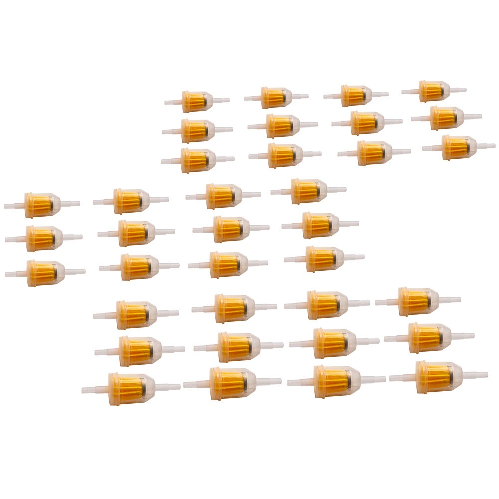 36x Universal Gas Inline Fuel Filter 1/4' For Kohler CH11-15 CV22 CV25