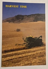 Unused 6x4 Postcard Wheat Harvest Time Washington Idaho John Deere Combine B7