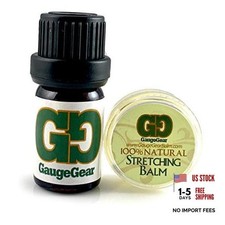 Piercing Aftercare 2 pc Set Ear Stretching Balm and Oil Jojoba Oil Ear