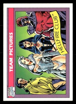 1990 Impel Marvel Universe #147 Hellfire Club
