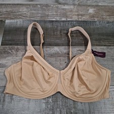 New Cacique Underwire Bra 42D Cooing Minimizer Beige Tan