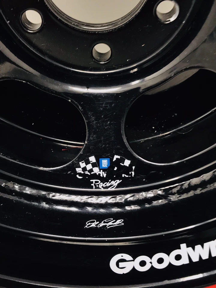 Basset Race Wheel 8 英寸宽 Dale Earnhardt 好扳手 1 仅 6 个凸耳 — 第 2/4 张图片