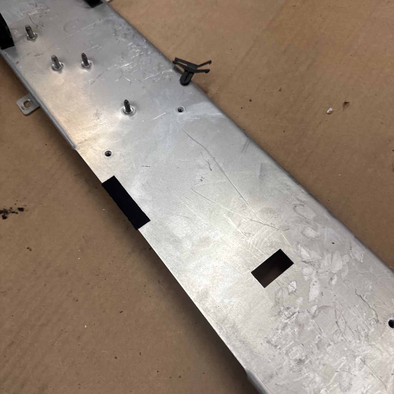 2008 - 2015 Audi R8 Control Module Holder Mounting Bracket Silver Computer Rear