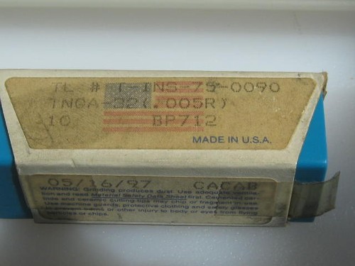 BELCAR TNGA 32(.005) BP712 (pkg/9) turning carbide inserts - USA Made - Afbeelding 4 van 4