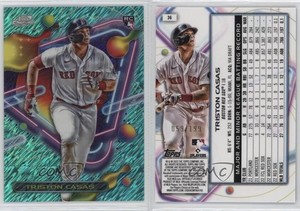 2023 Topps Cosmic Chrome Aqua Equinox Refractor /199 Triston Casas #36 Rookie RC