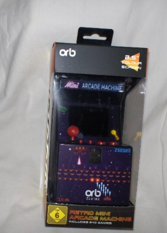 Retro Mini Arcade Machine 240 Games 2,5 ``Colour Screen Neu